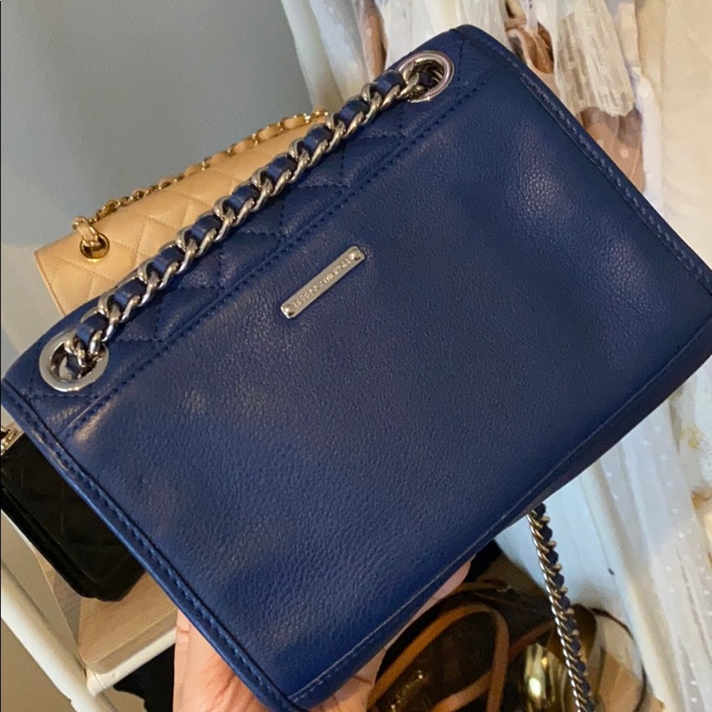 Rebecca Minkoff Blue Quilted Affair small purse - Picture 7 of 7